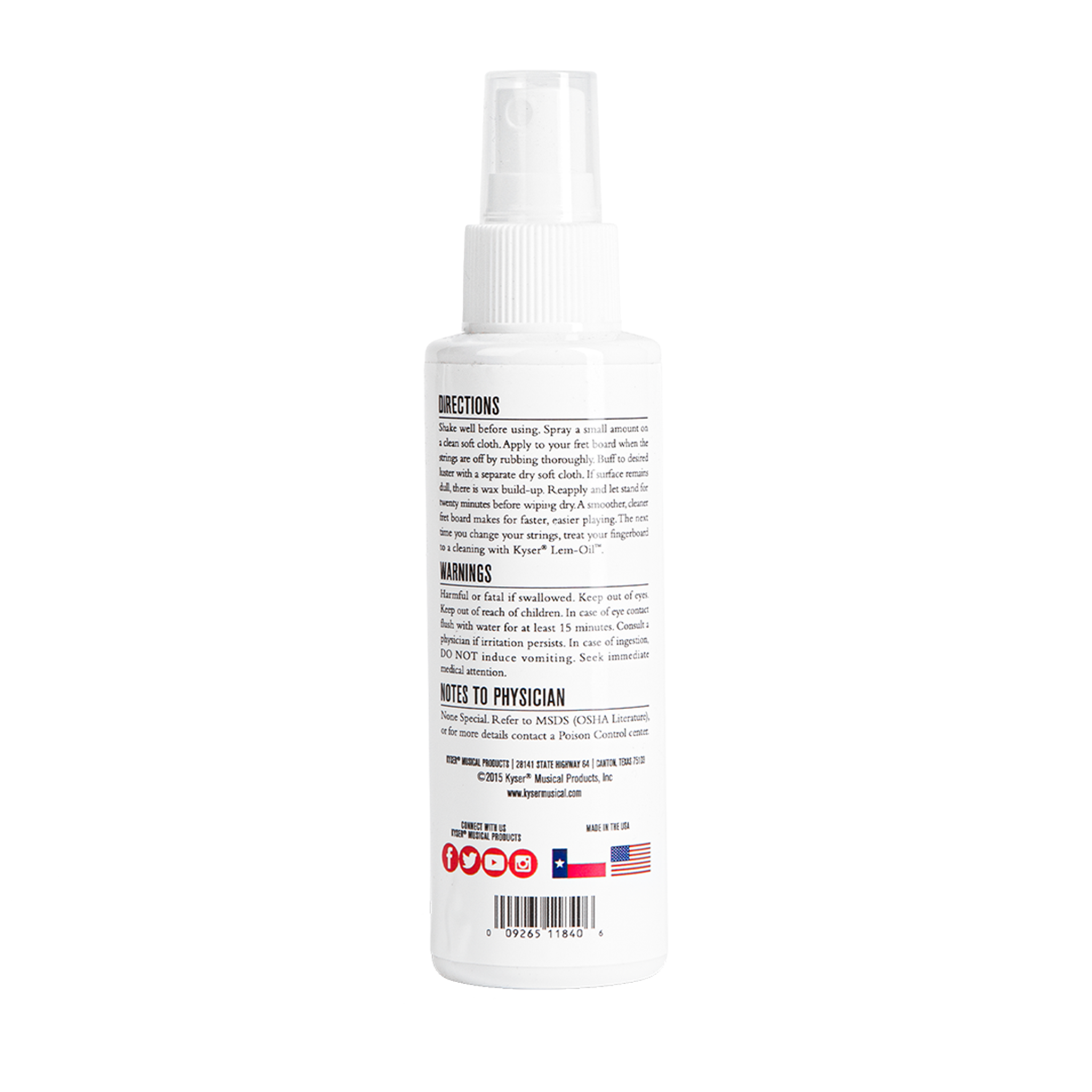 Kyser KDS800 Lemon Oil